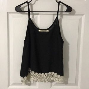 Lace detail tank